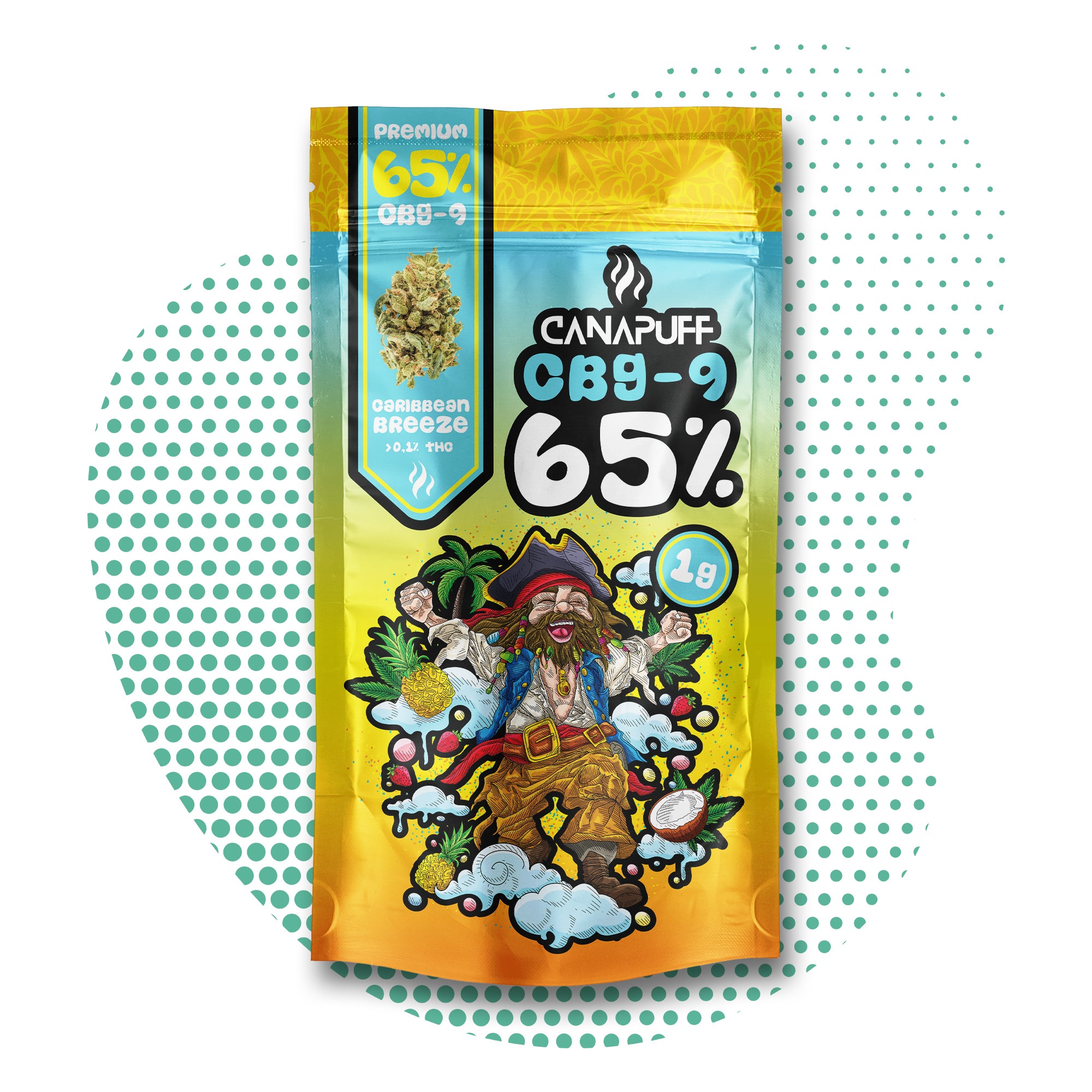 Canapuff - Brisa Caribenha 65% - CBG9 Flores