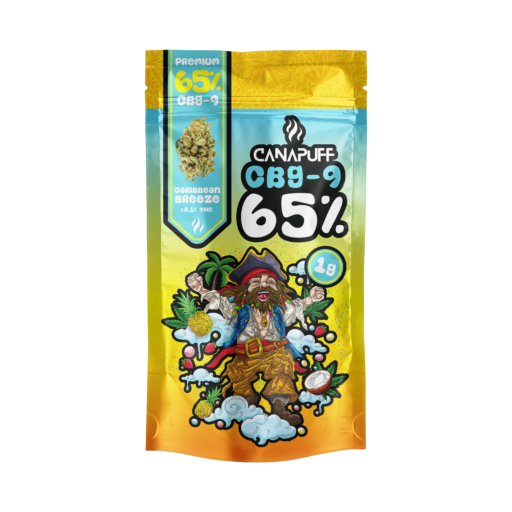 Canapuff - Brisa Caribenha 65% - CBG9 Flores