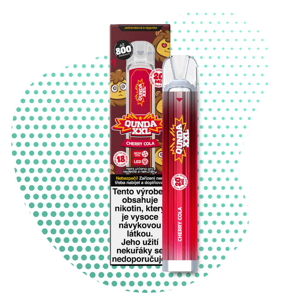 Qunda XXL Cherry Cola - Nicotine Vape Canapuff