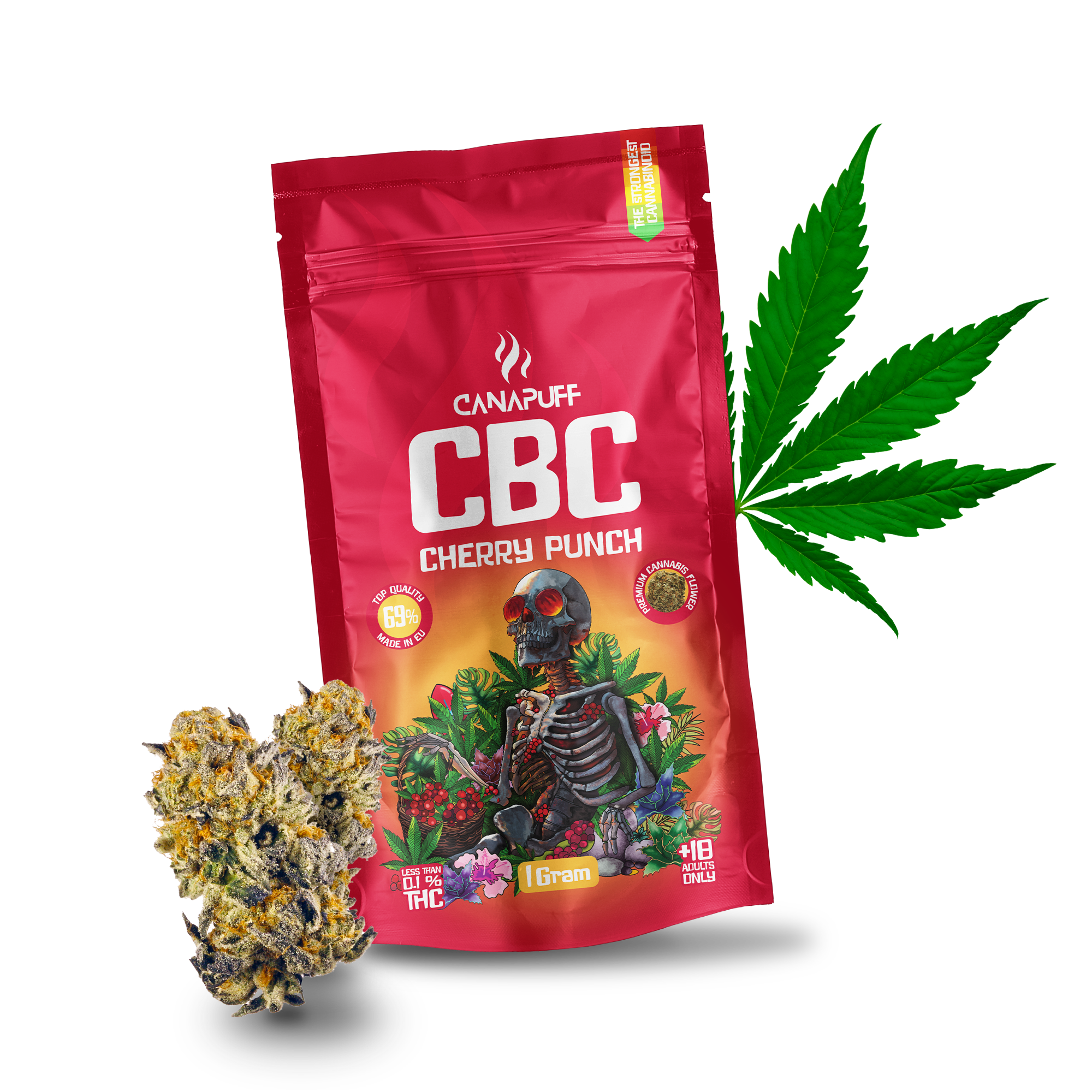 Canapuff - Ponche de Cereja 69% - CBC Flores