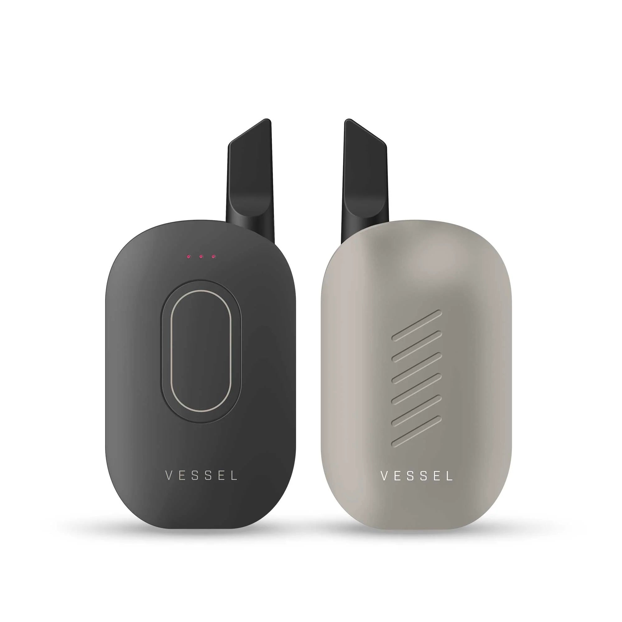 Black and white vaporizer charging dock