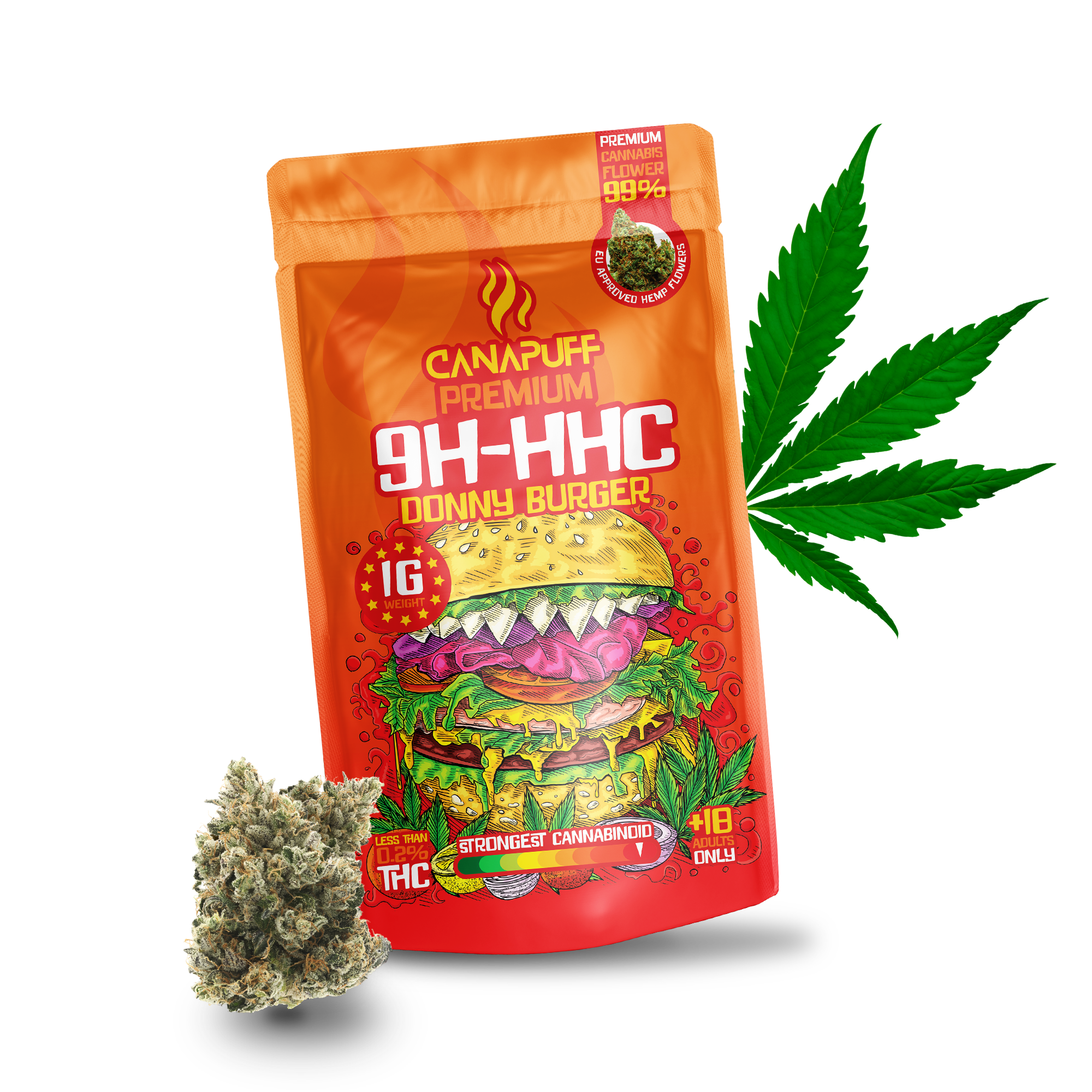 Canapuff - Donny Burger 99% - Flores 10-OH-HHC