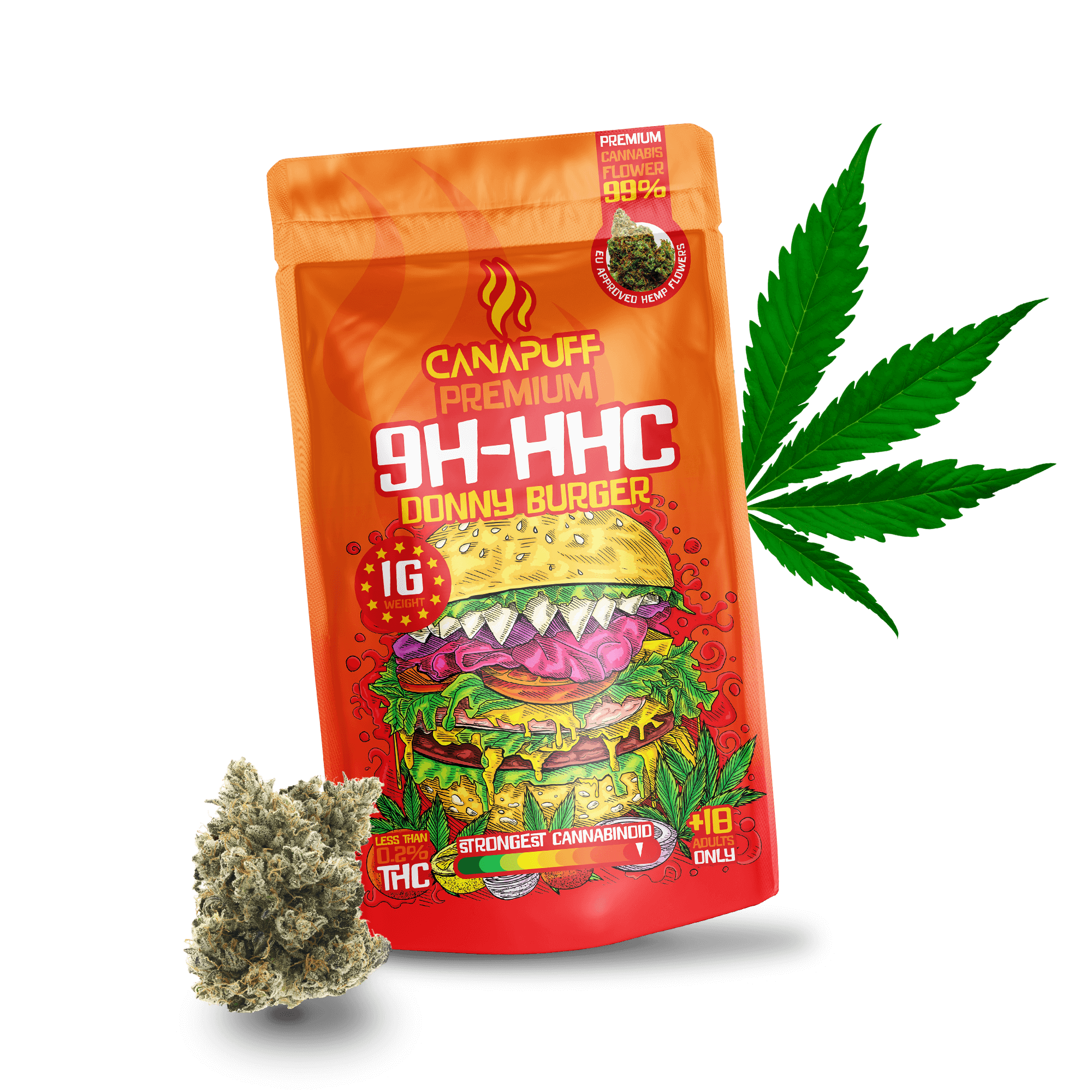 Canapuff - Donny Burger 99% - Flores 9H-HHC