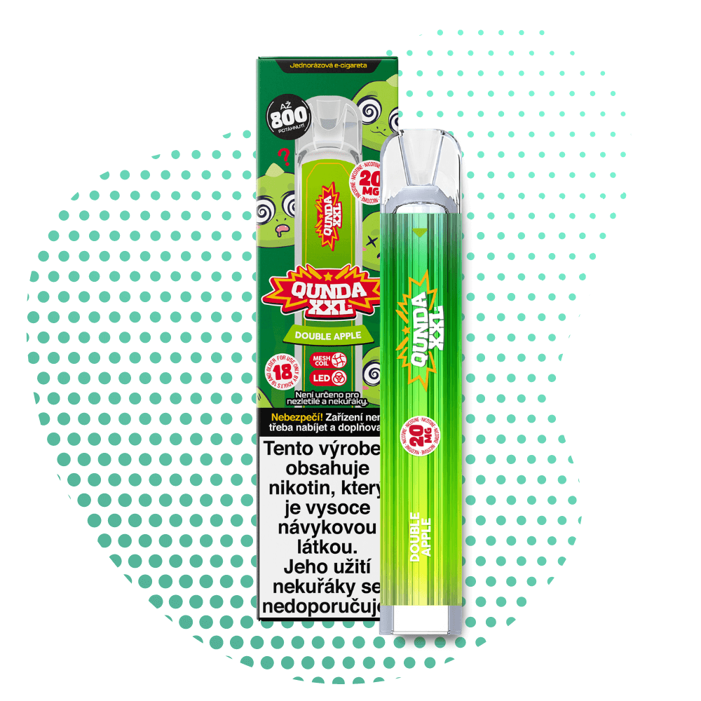 Qunda XXL Double Apple - Nicotine Vape Canapuff