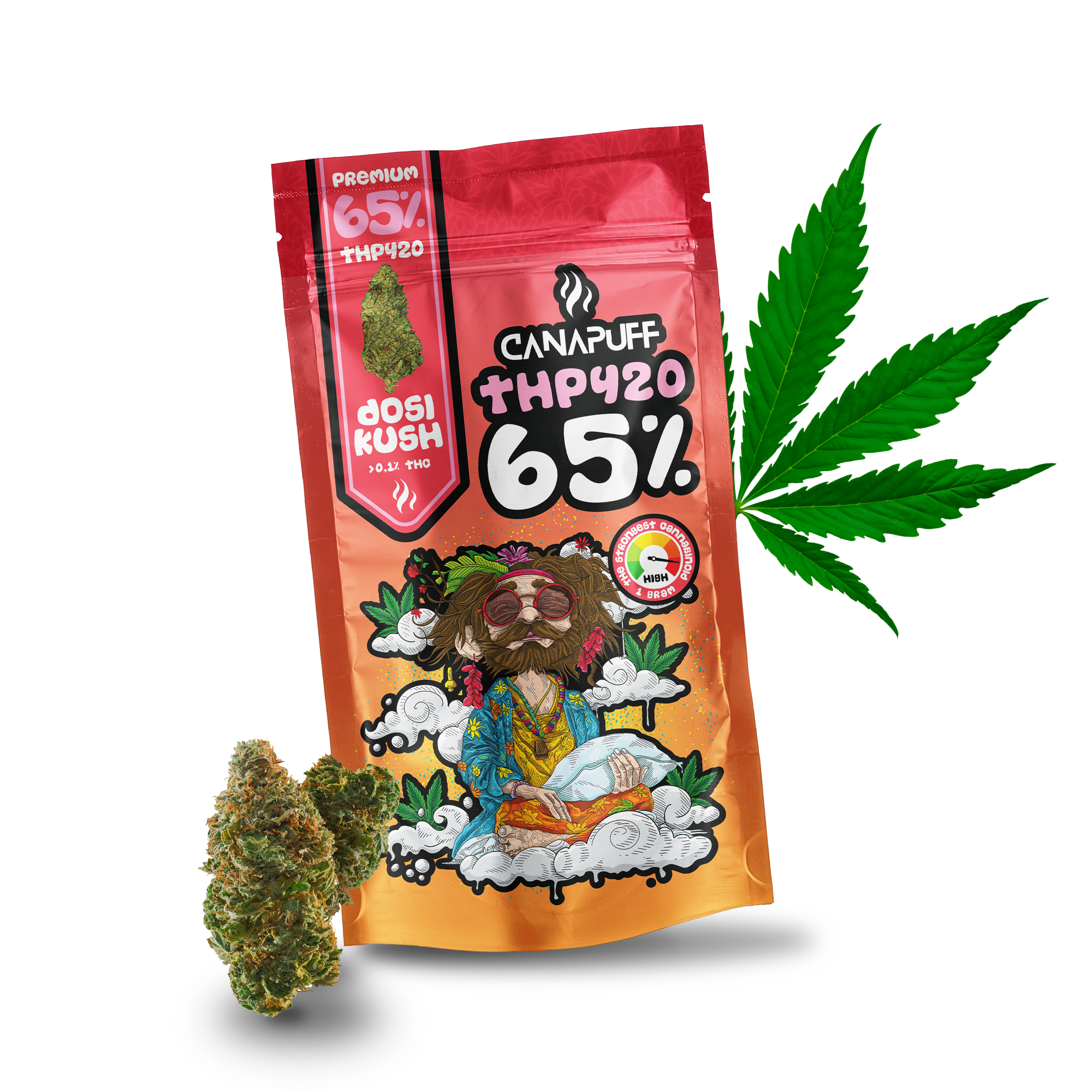 Canapuff - Dosi Kush 65% - THP420 Flores