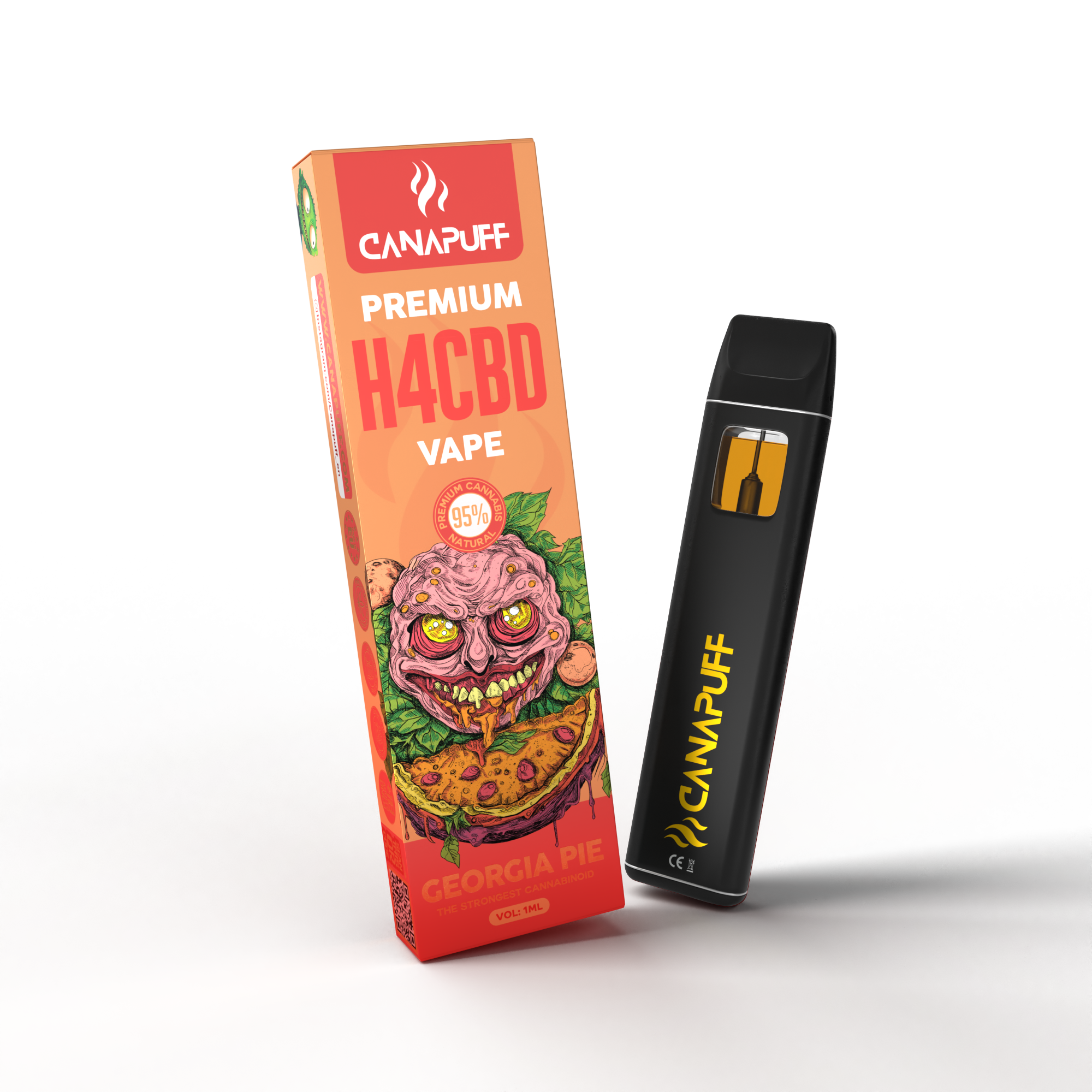 Georgia Pie 96% H4CBD - CanaPuff - USO ÚNICO