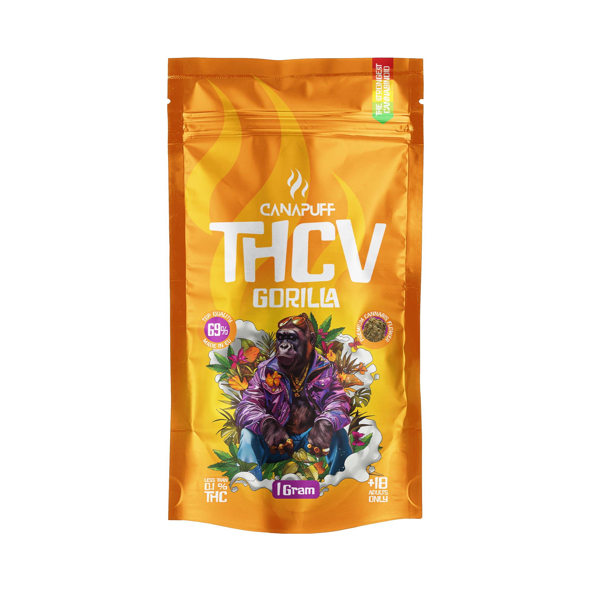 Canapuff - Gorilla 69% - Flores THCv