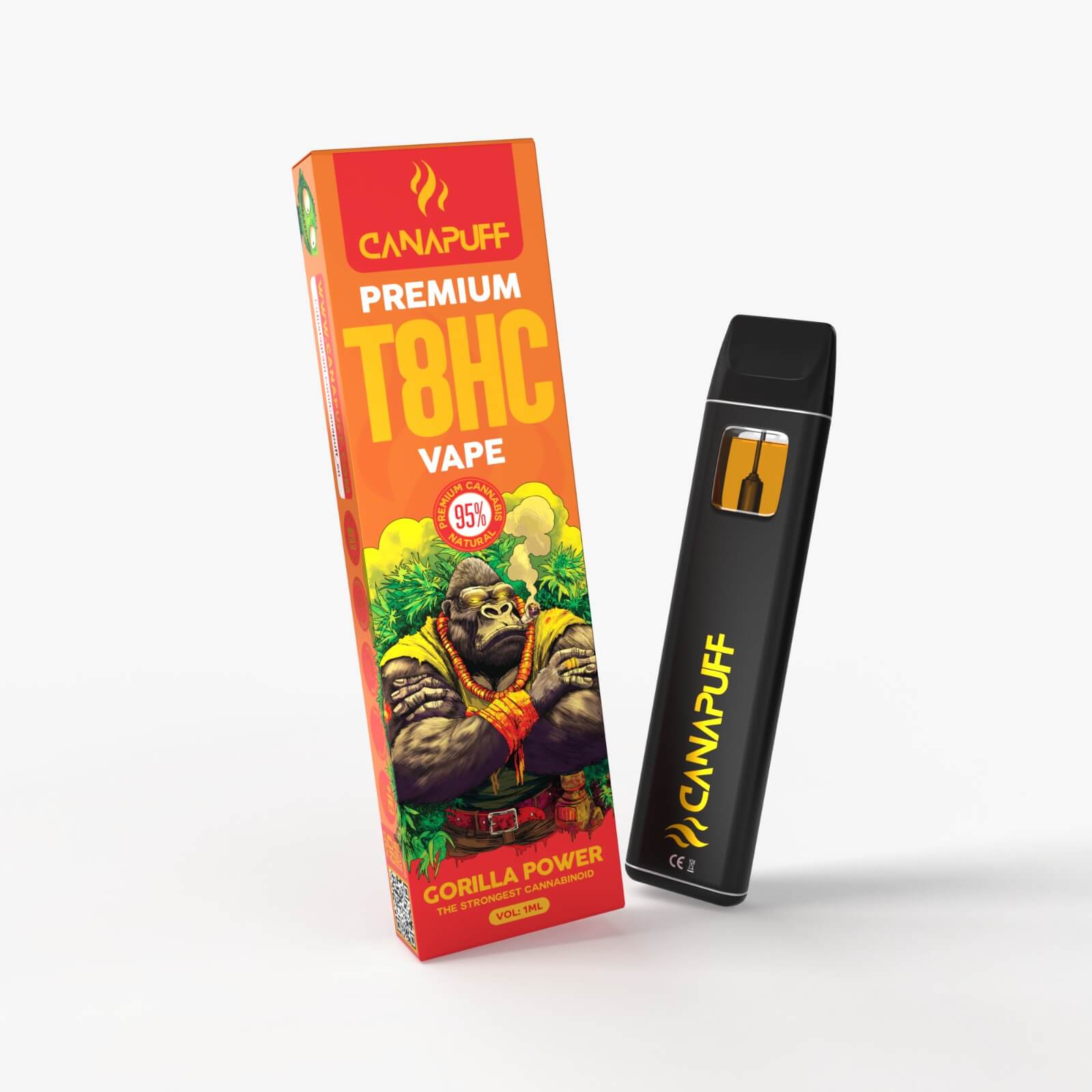 T8HC Vape Gorilla Power 95% 1ml