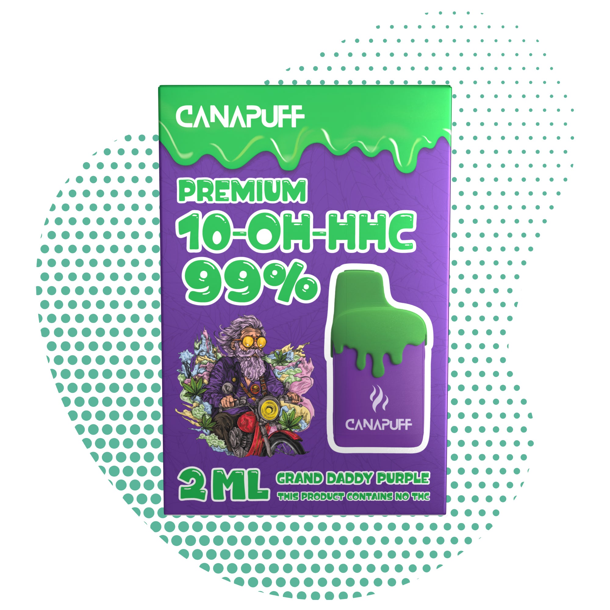 Grand Daddy Purple 99% 10-OH-HHC - Canapuff - Uso Único - 2ml