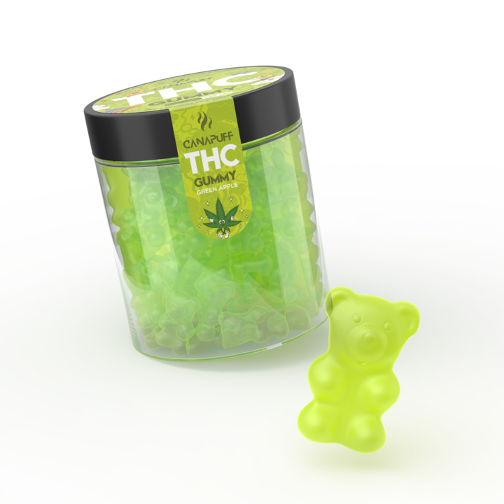 Gomas de THC Maçã Verde