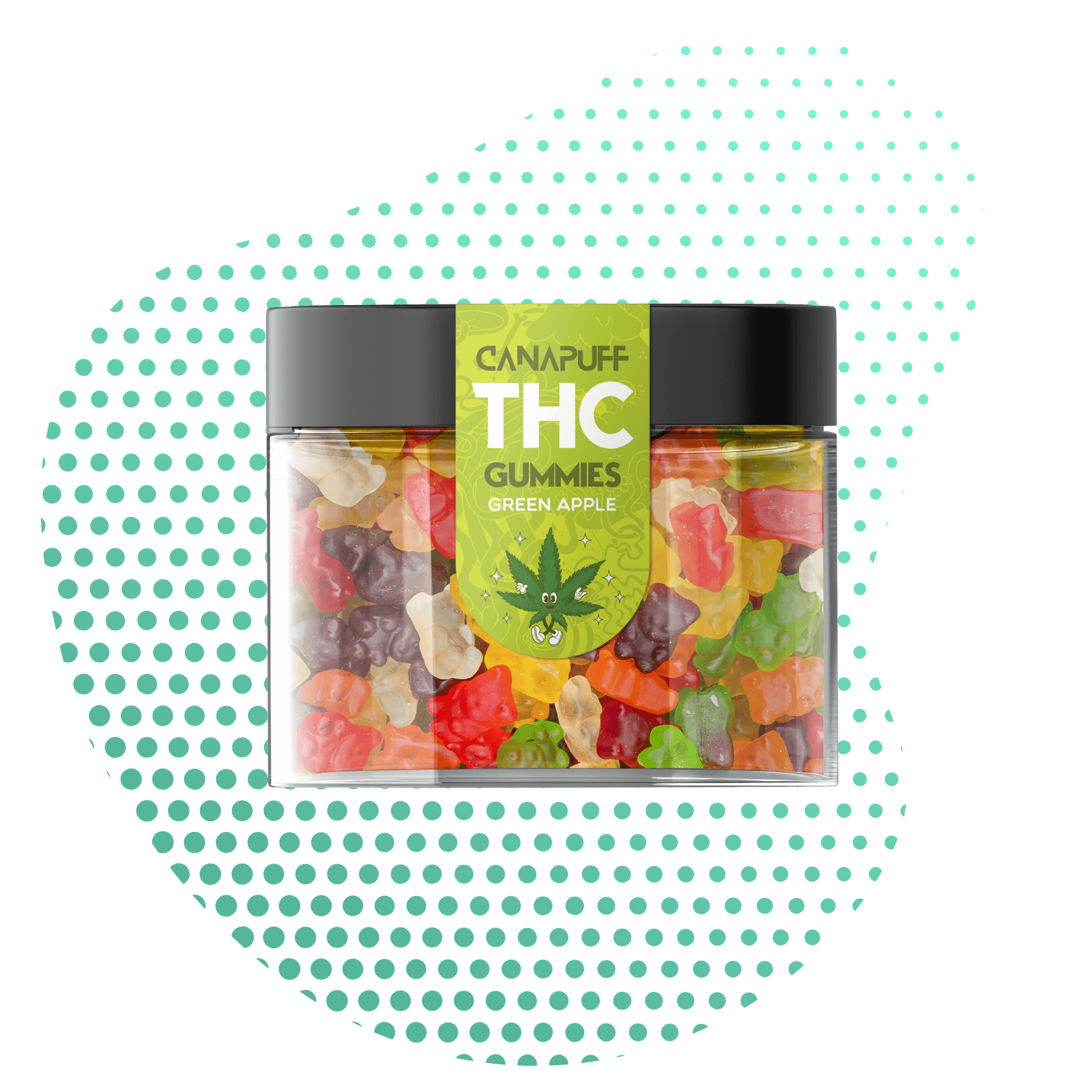 THC Gummies Maçã Verde