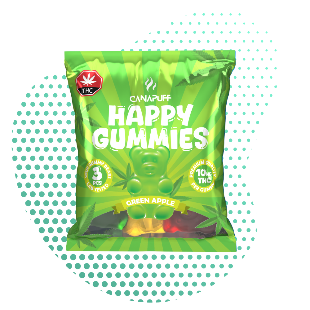 THC Gummies Maçã Verde