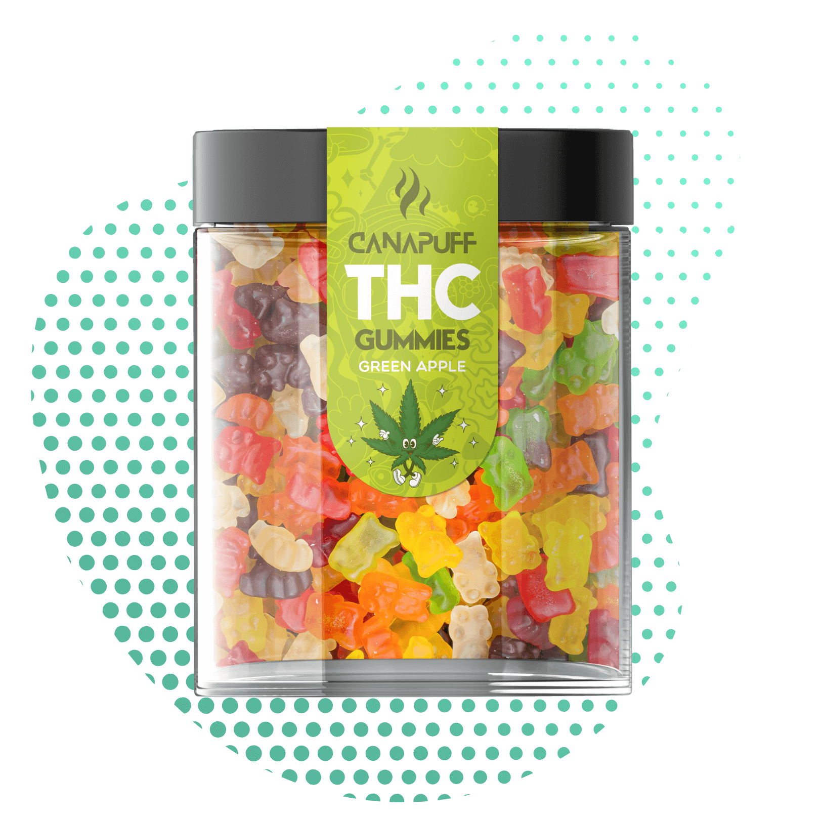 THC Gummies Maçã Verde
