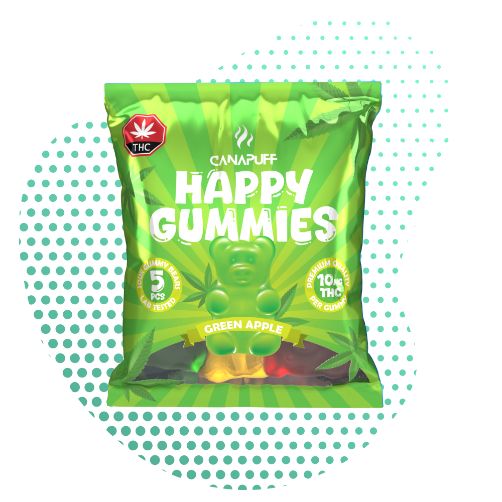 THC Gummies Maçã Verde