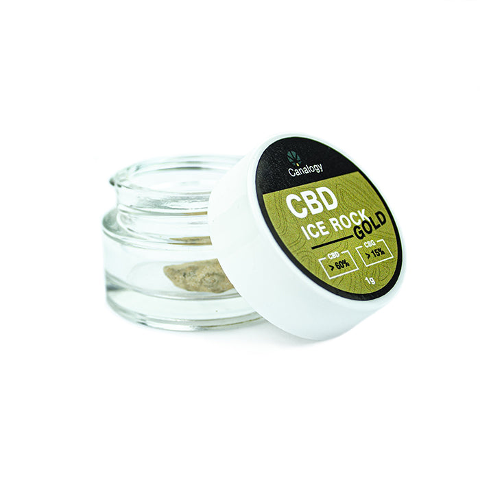 CBD IceRock Gold 60% CBD, 15% CBG Canapuff