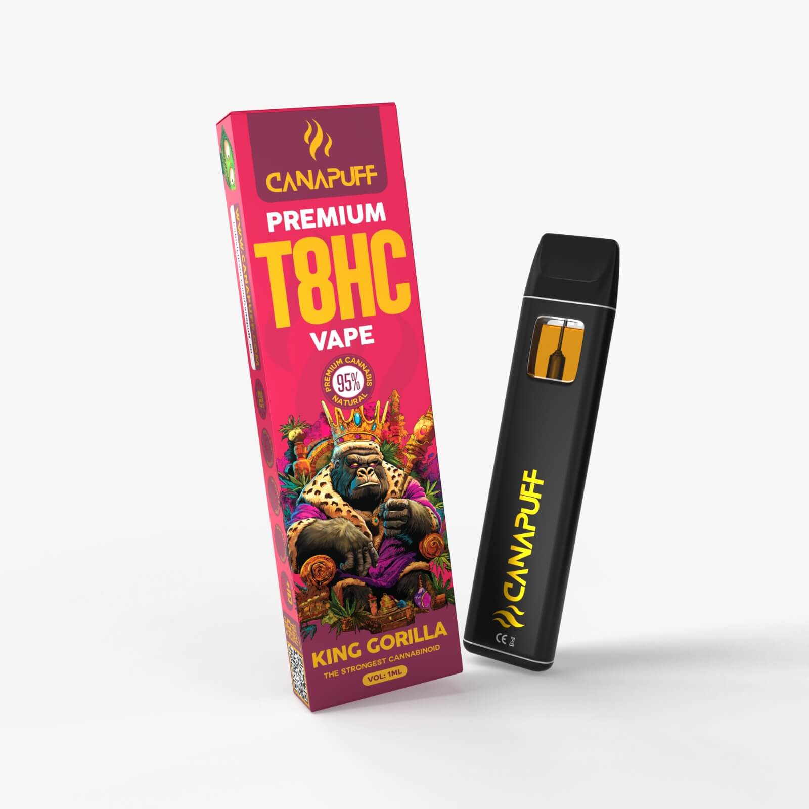 T8HC Vape King Gorilla 95% 1 ml