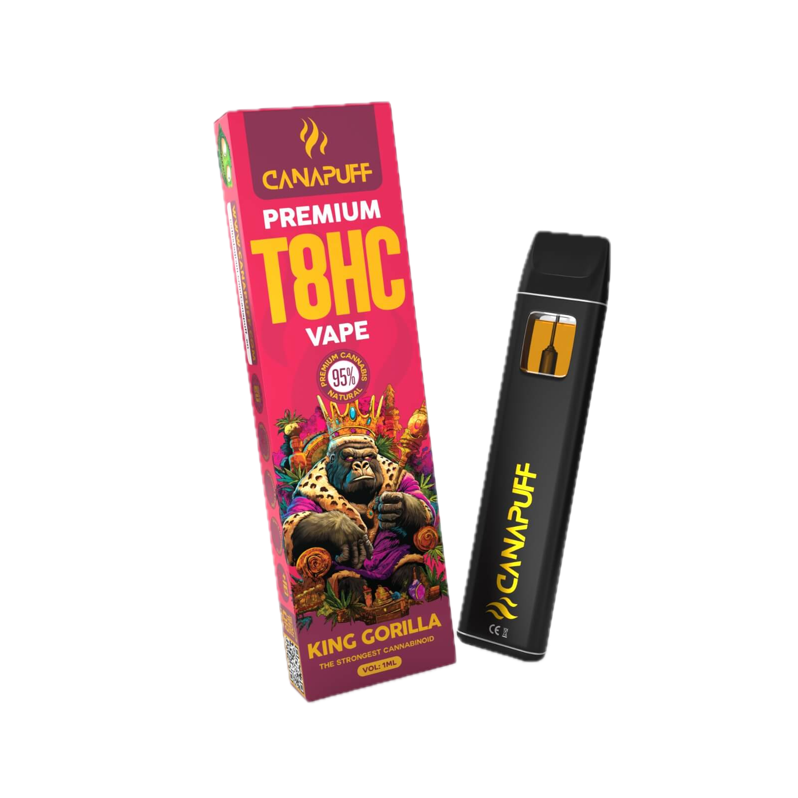 T8HC Vape King Gorilla 95% 1 ml