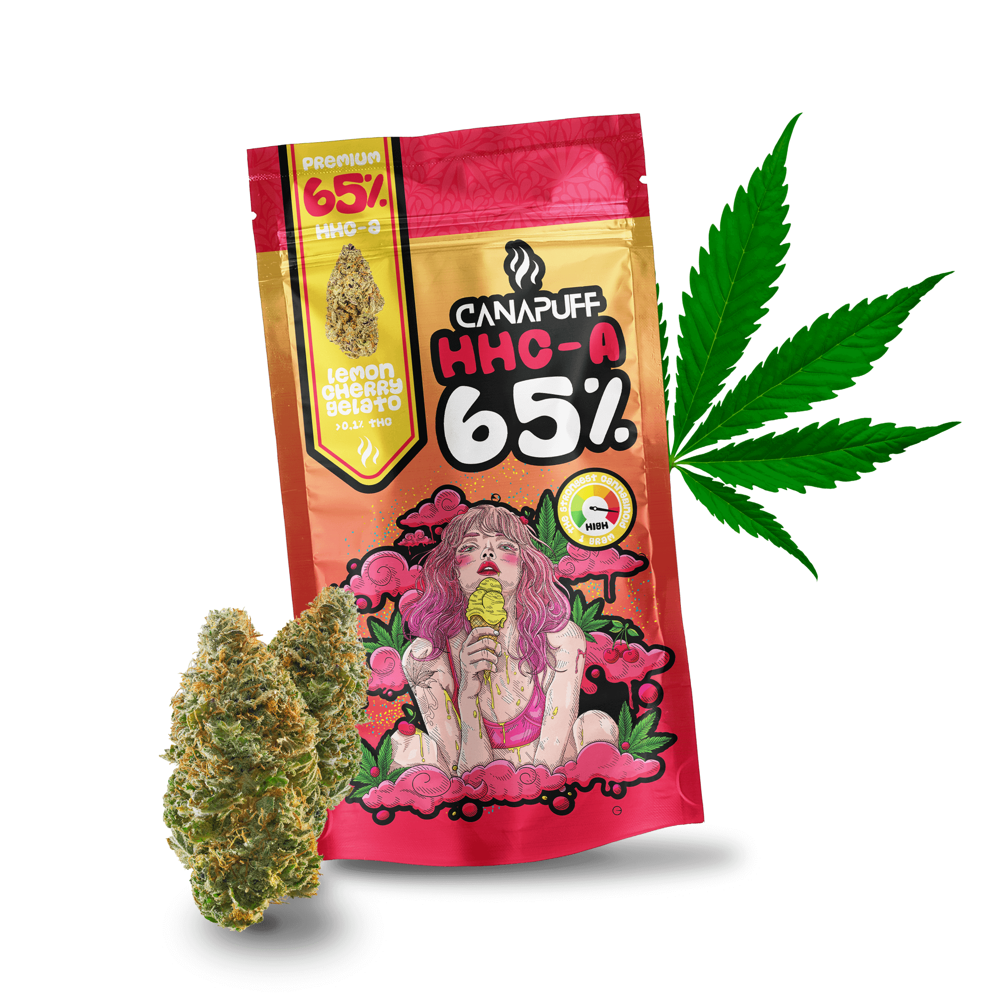 HHC-A Flores Lemon Cherry Gelato 65%