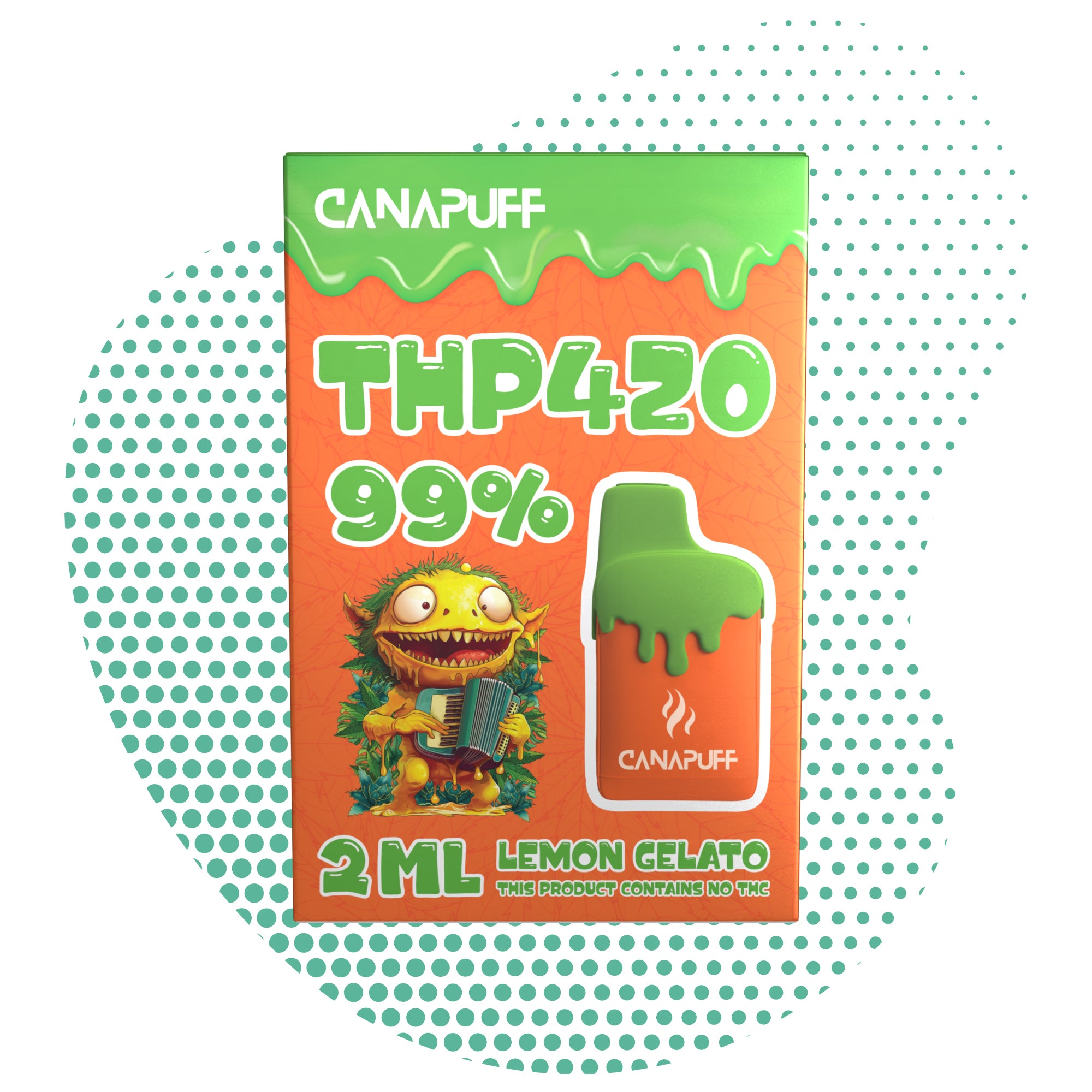 Gelado de Limão 99% THP420 - Canapuff - Uso Único - 2ml