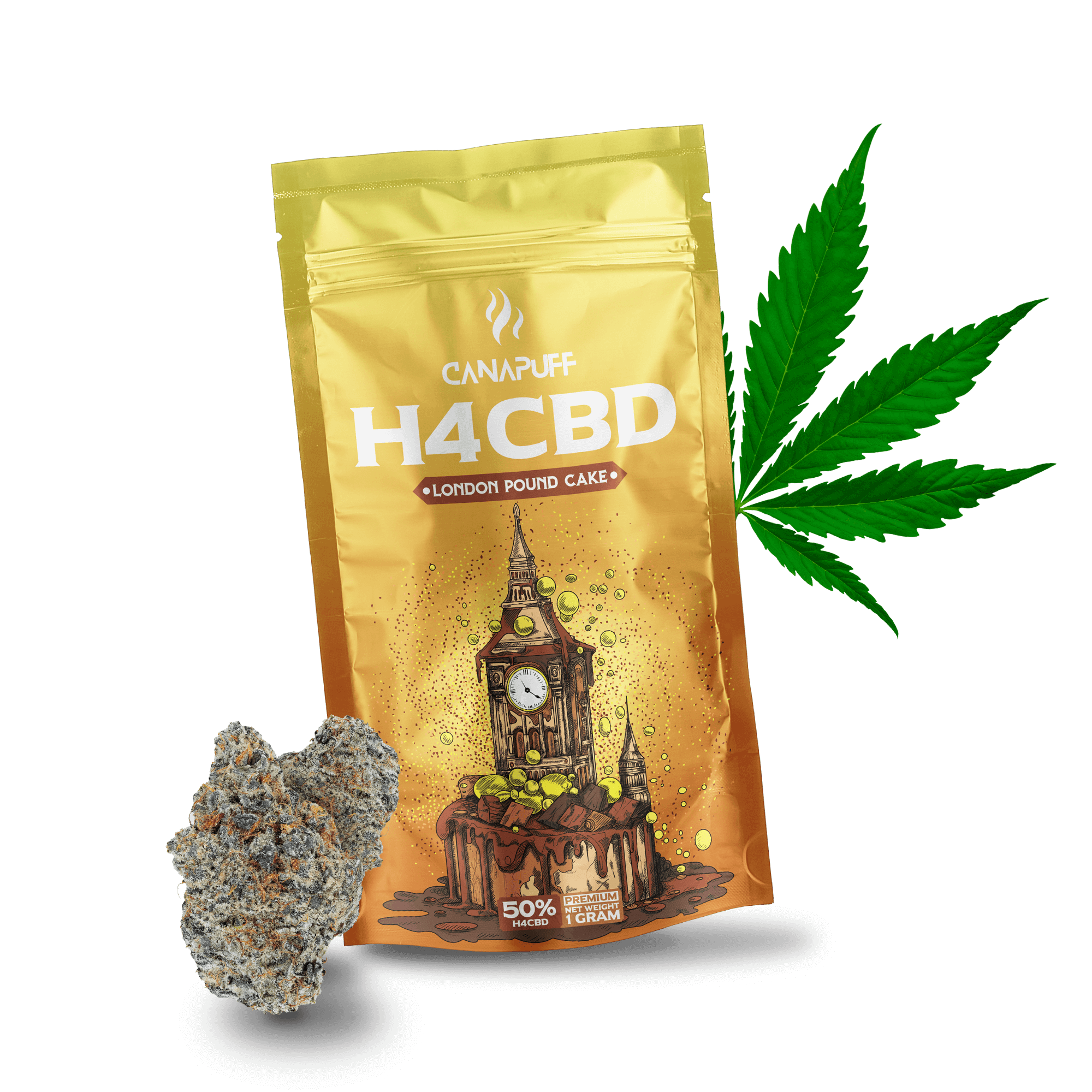H4CBD Flores London Pound Cake 50%