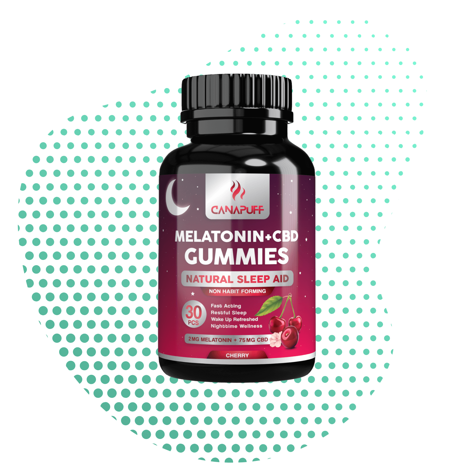 Melatonin+CBD Gummies - Cereja