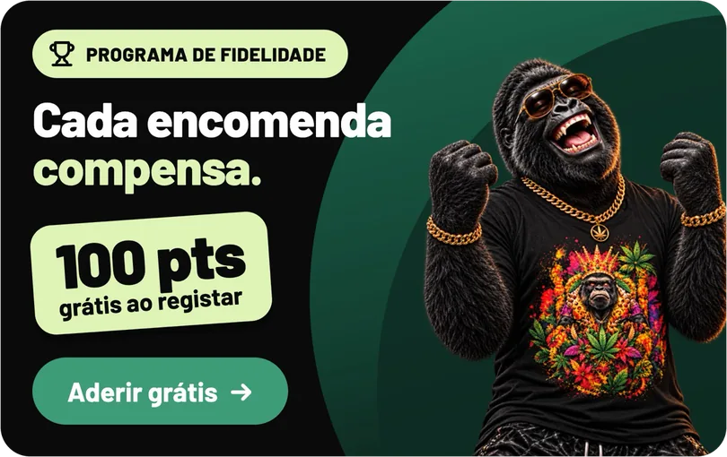 Programa de fidelidade: Cada encomenda compensa. 100 pts grátis ao registar. Aderir grátis