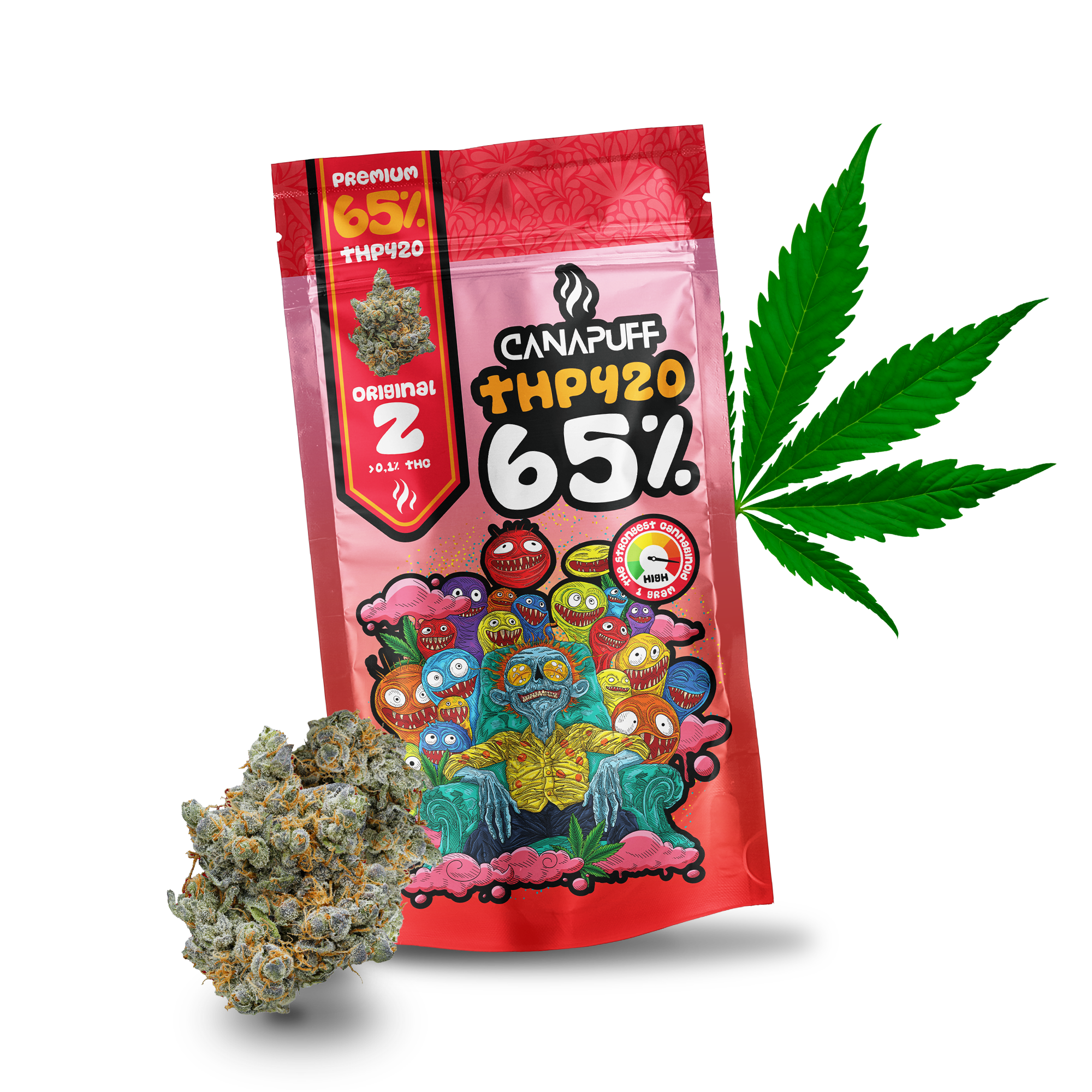 Canapuff - Original Z 65% - THP420 Flores