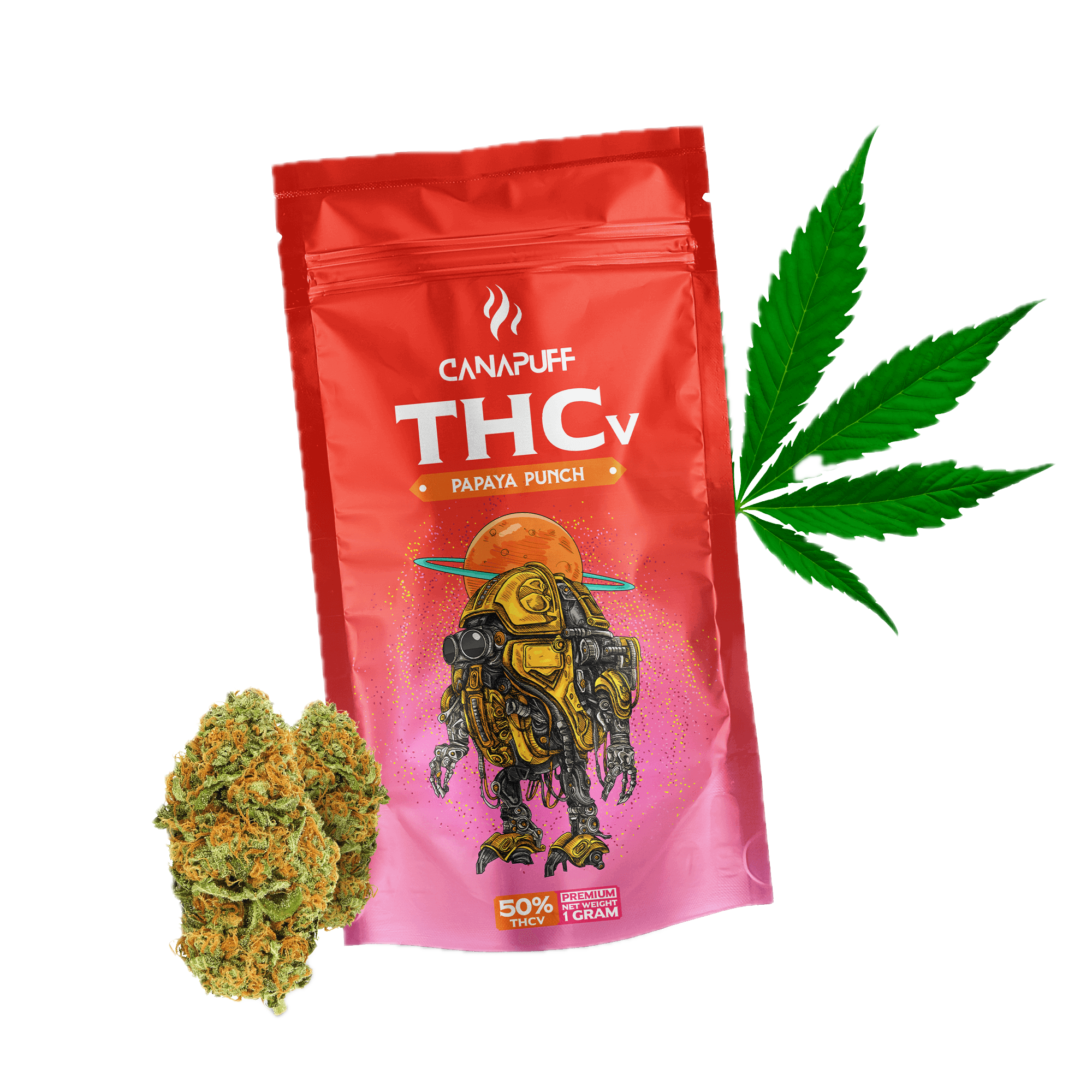 THCv Flores Papaya Punch 50%