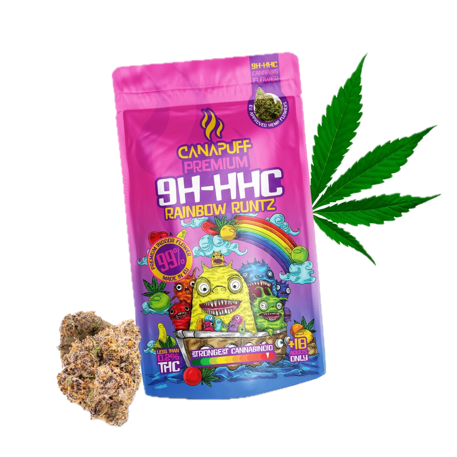 Canapuff - Rainbow Runtz 99% - Flores 9H-HHC