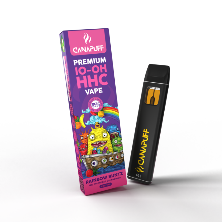 Rainbow Runtz 95% 10-OH-HHC - Canapuff - Um uso - 1ml