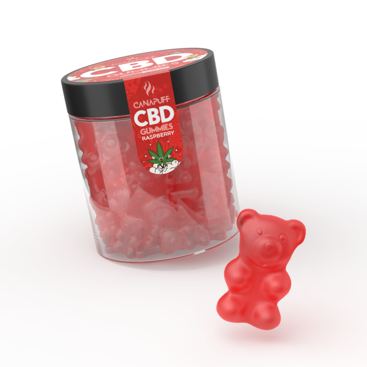 Canapuff - Gomas de CBD - Framboesa