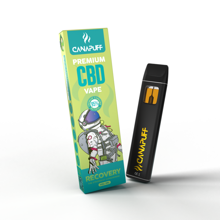 RECOVERY 95% CBD - CanaPuff - USO ÚNICO - 1ml