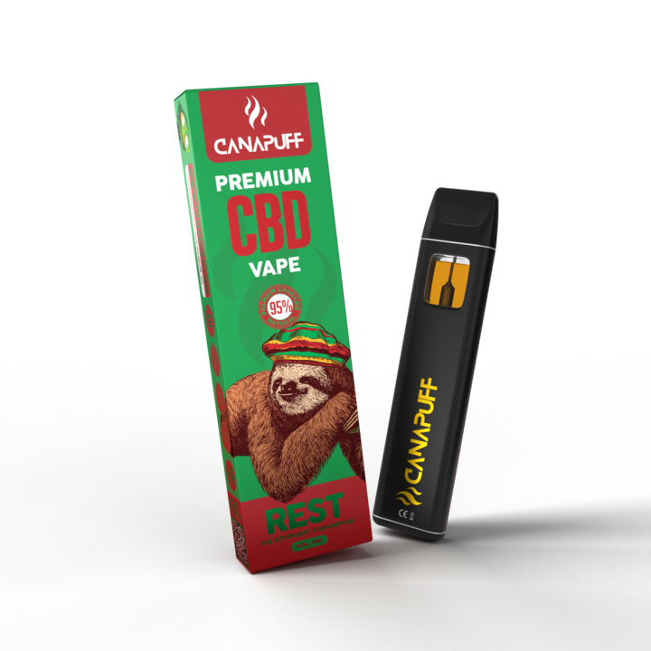 REST 95% CBD - CanaPuff - USO ÚNICO - 1ml