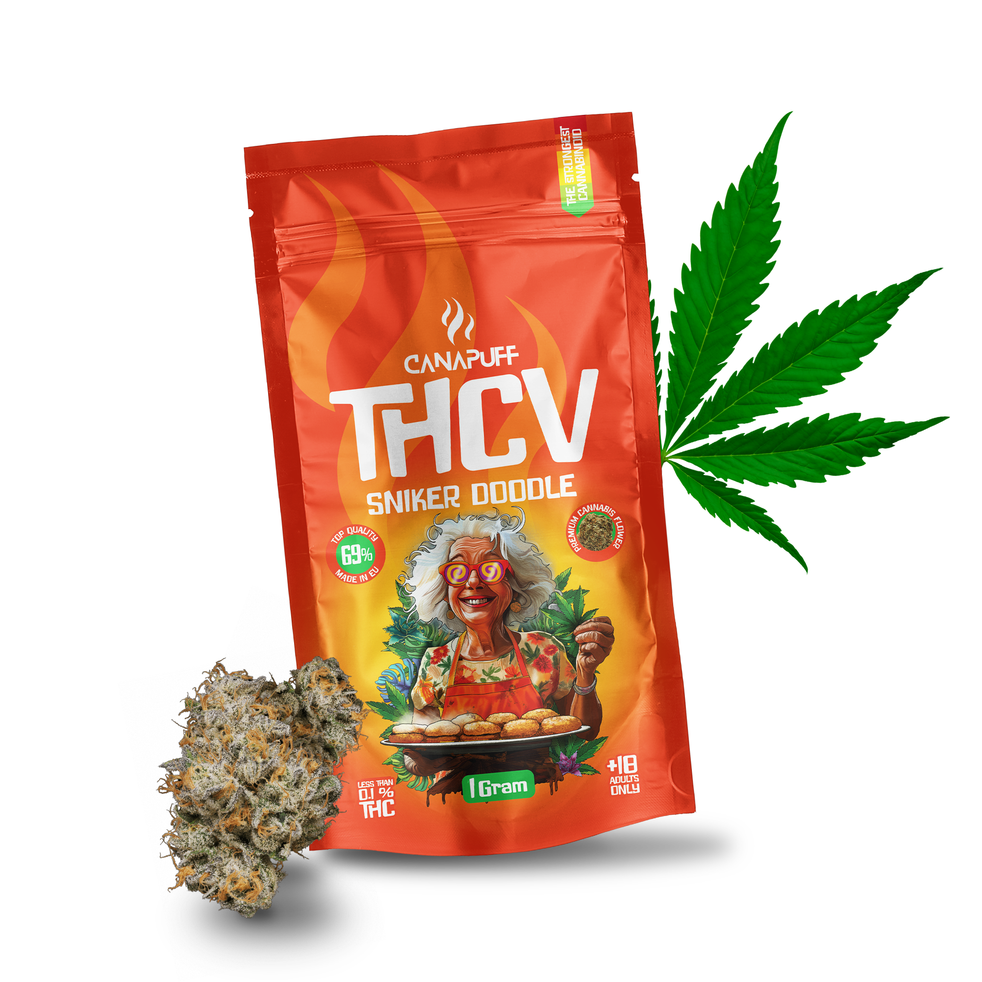 Canapuff - Sniker Doodle 69% - Flores THCv