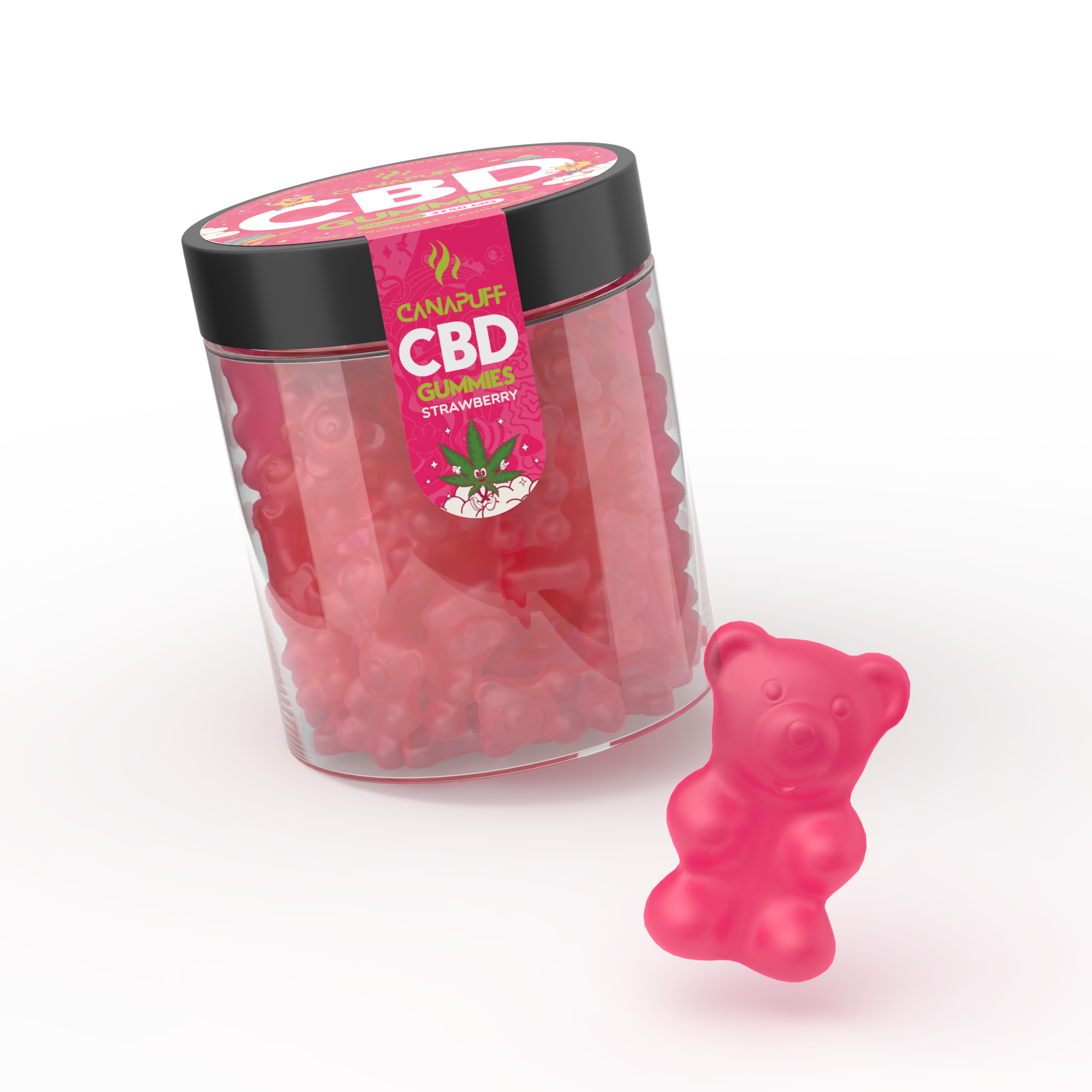 Canapuff - Gomas de CBD - Morango