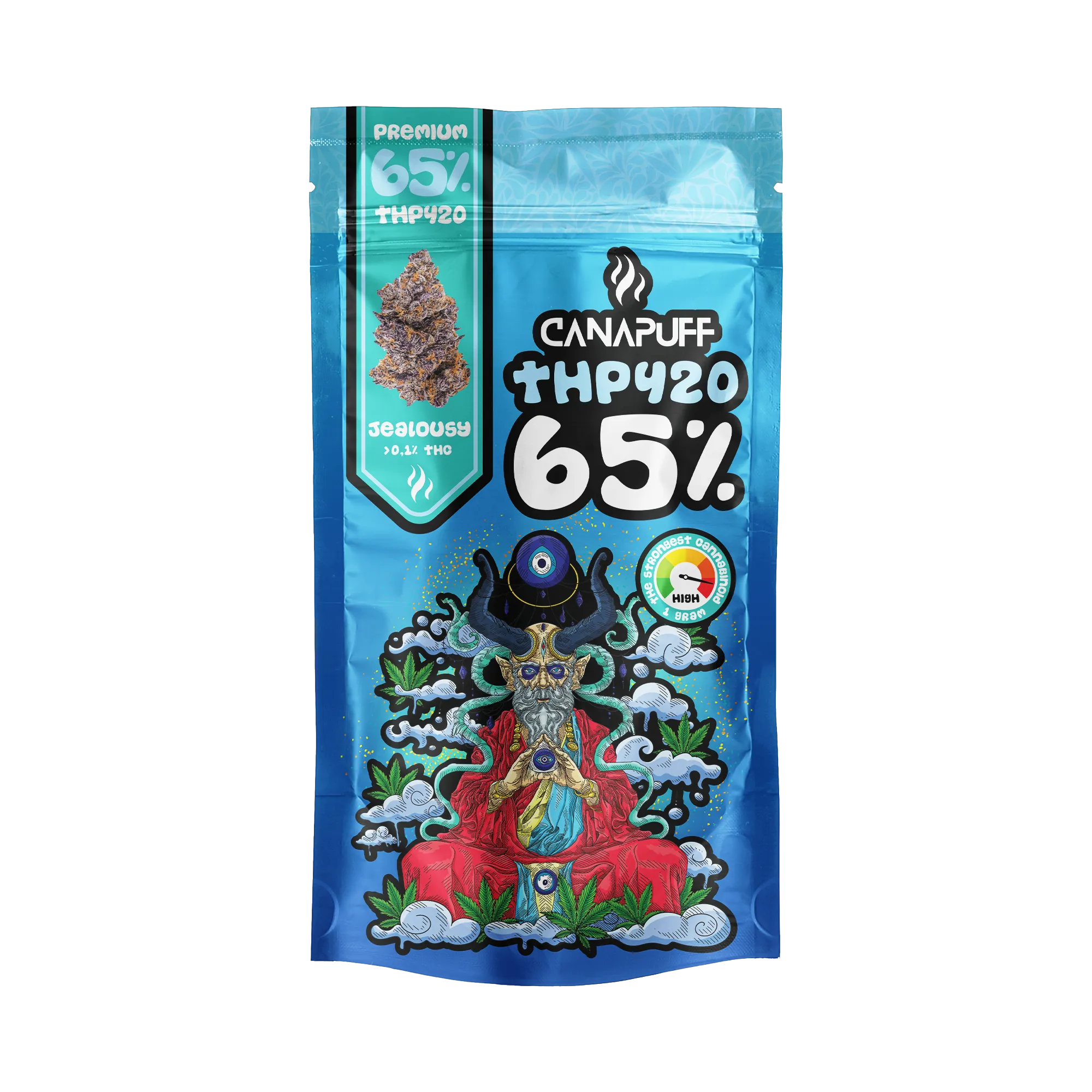 Canapuff - Ciúmes 65% - THP420 Flores-Canapuff