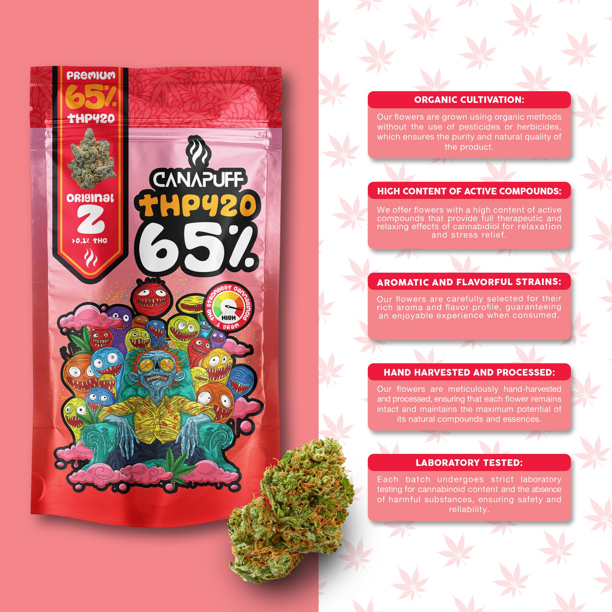 Canapuff - Original Z 65% - THP420 Flores