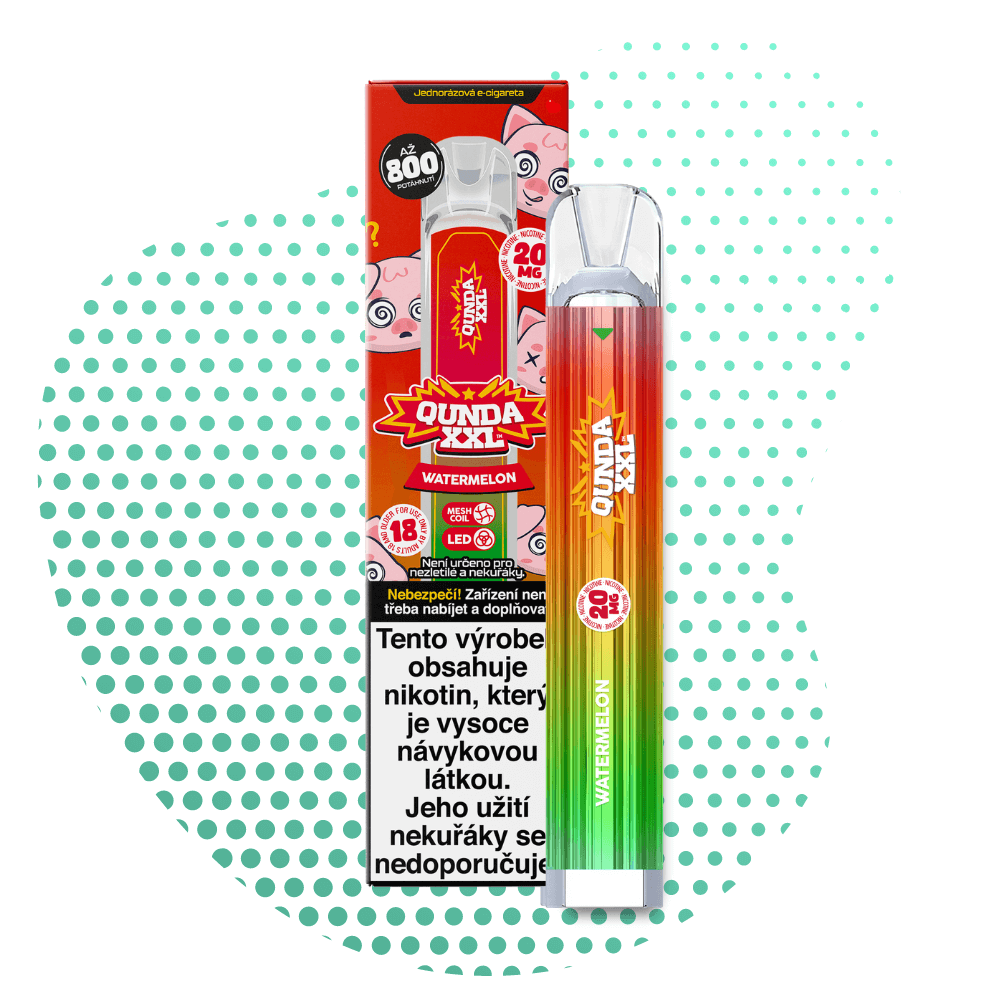 Qunda XXL Watermelon - Nicotine Vape Canapuff