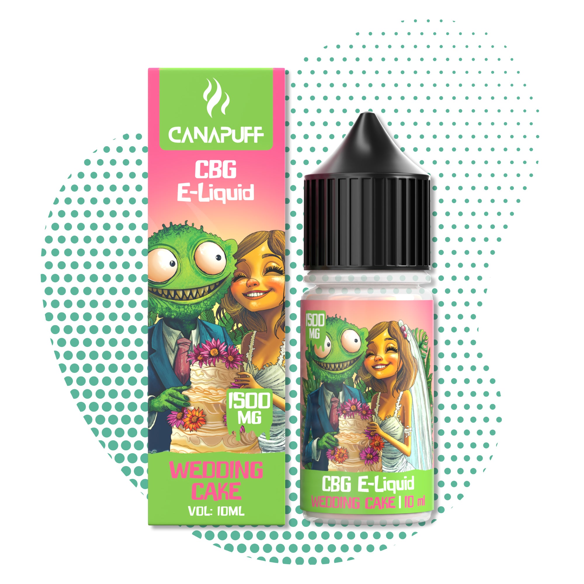 CBG Liquid 1.500mg - Bolo de casamento